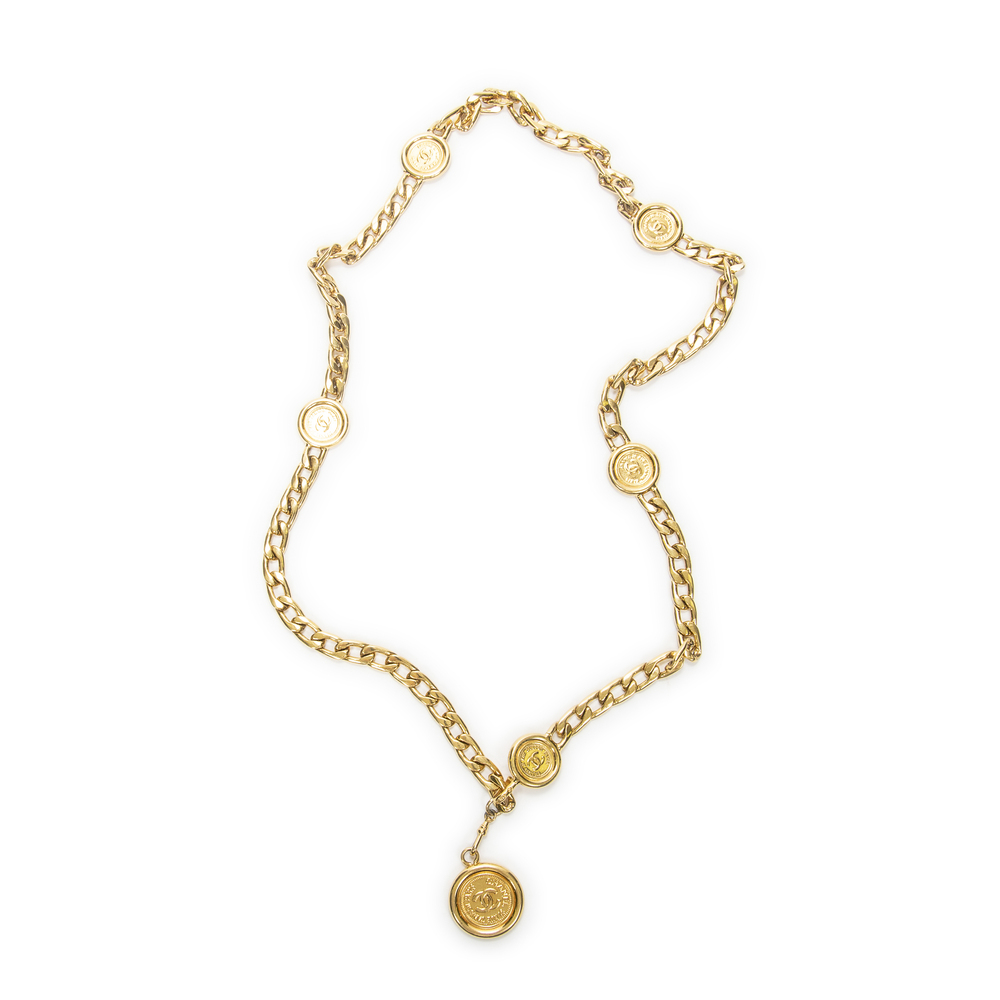 Chanel CC Medallion Chain Belt